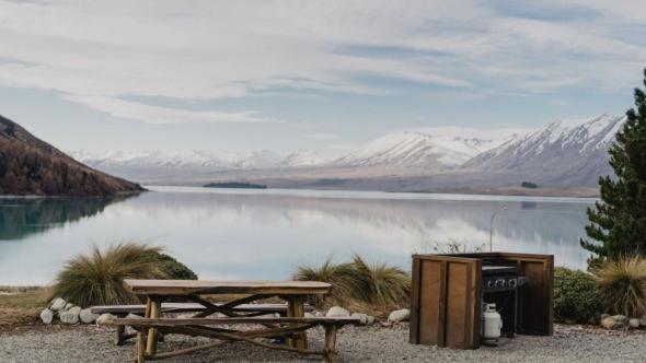 Lakes Edge Holiday Park Lake Tekapo Exterior foto